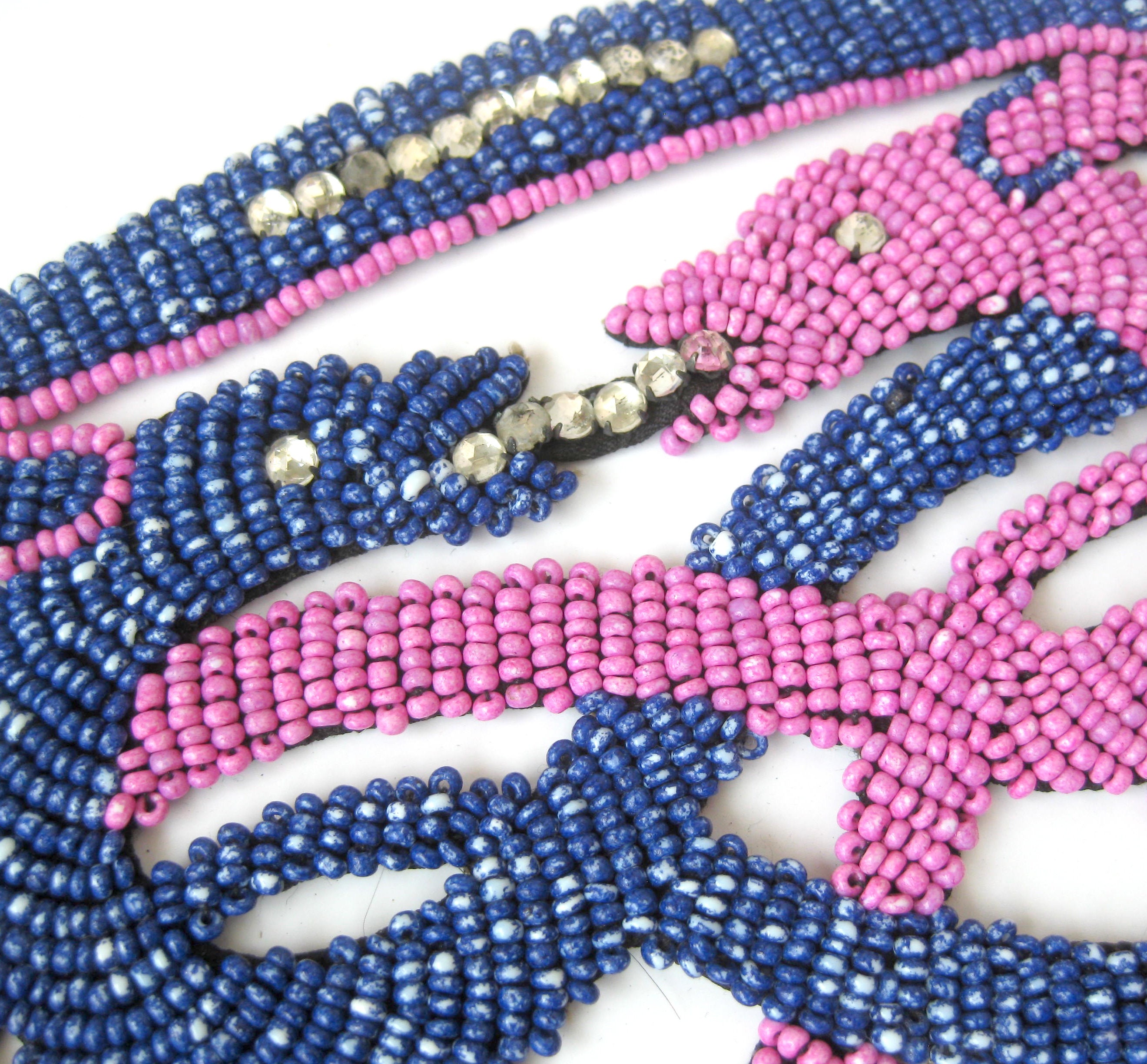 Vintage Beaded Applique for Dress Making Seed Beads and Etsy