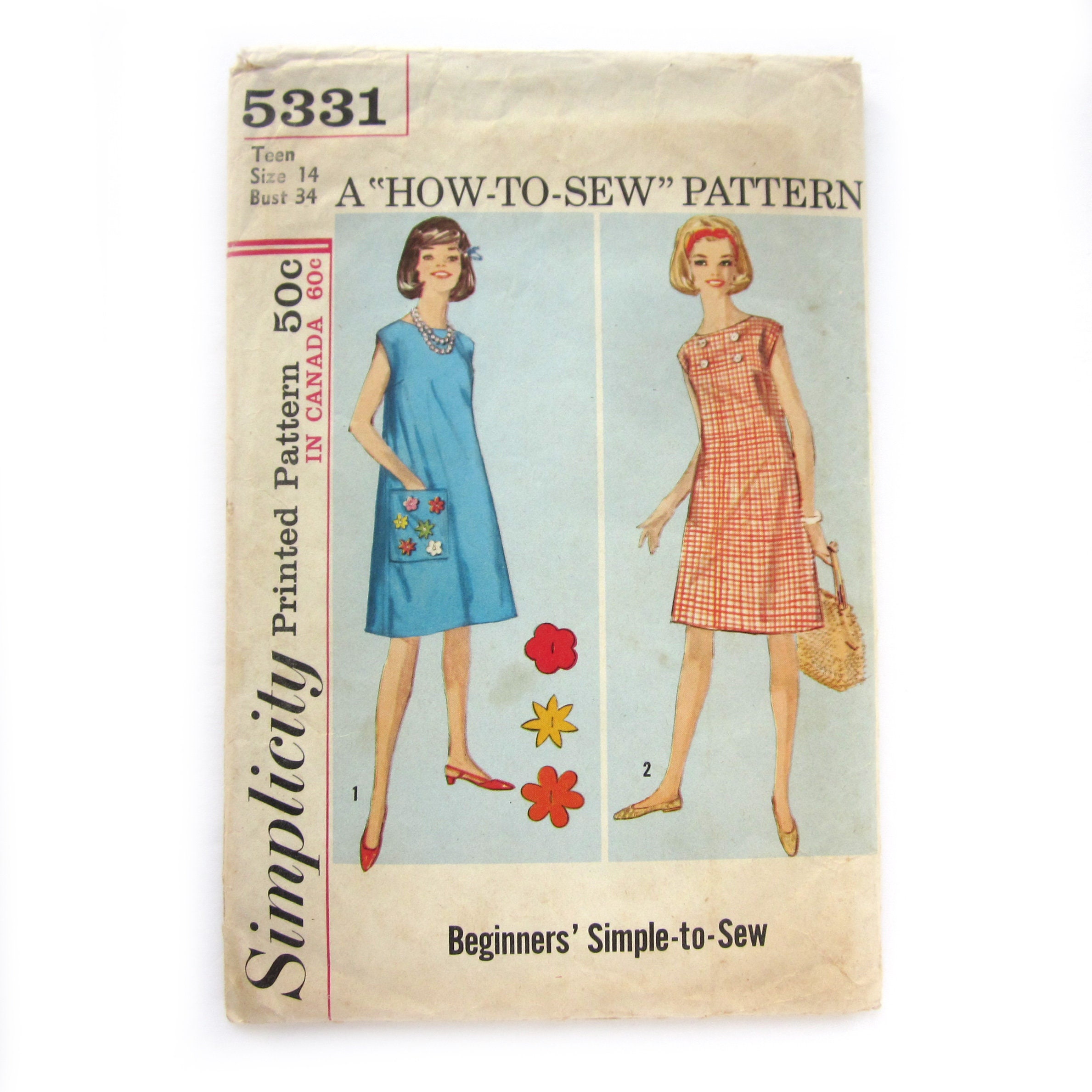 Simplicity 5331 Pattern UNCUT 1980s Jiffy Boy's Wrap Front