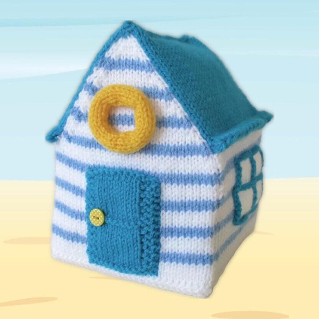 Pattern Hut Beach Hut Crochet Pattern - Instant Download Coastal Home Decor DIY ...