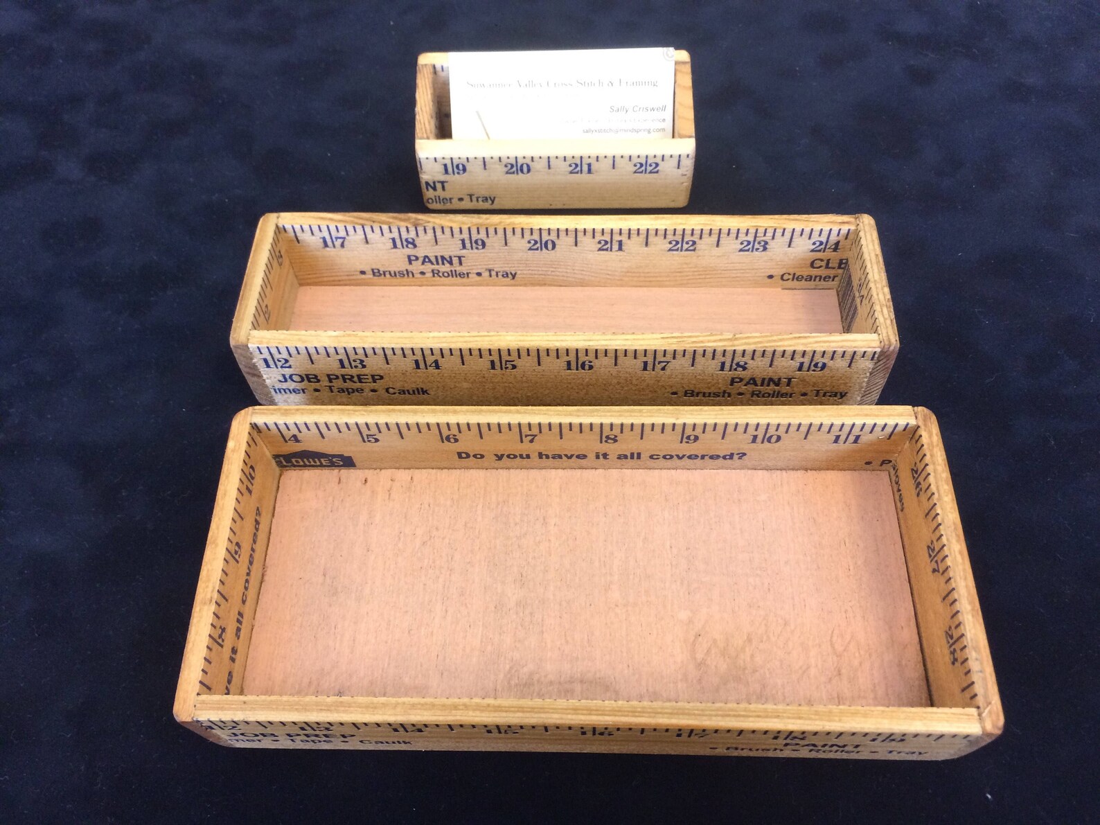 Yardstick Ruler Boxes..set 5...handmade Ruler Etsy