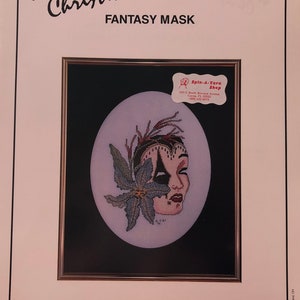 Fantasy Mask...Jeanne Christine...Magical Mimes Collection...Vintage 1987 OOP Leaflet