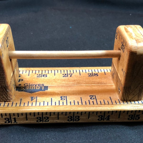 Ruler Thread Holder...Spool Holder...Thread Holder...Custom Yardstick Ruler Holder...