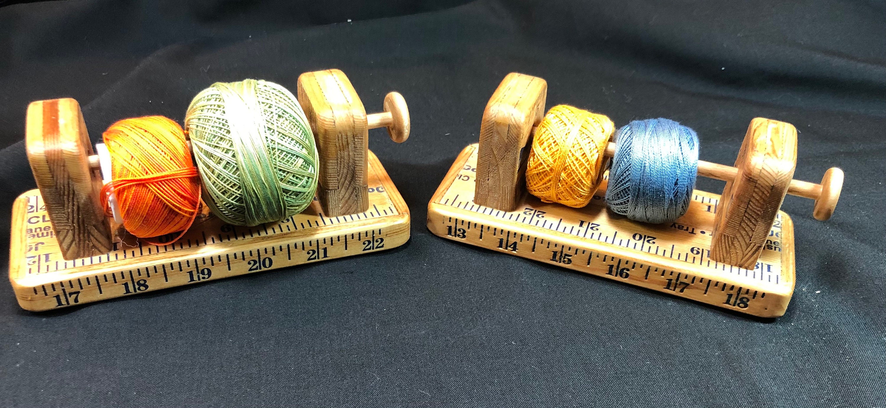 Spool Rack for Sulky Embroidery Floss With Needle Minder