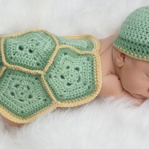 Baby turtle crochet outfit...newborn set...photography...baby boy...newborn boy...first photo shoot