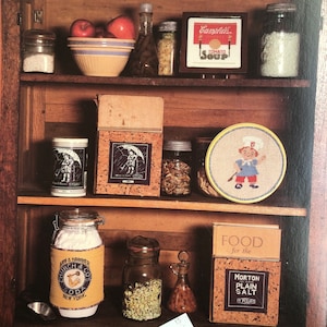 Country Cupboard... Ulotka OOP 1982... Morton Salt... Zupa Campbell... Arm & Hammer... Pepsi Cola... Maxwell House... Galaretka... Piotruś Pan...
