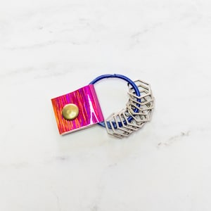 Stitch Marker Keeper - Holo Spectrum Rainbow - gift for knitter, knitting notions, crochet notions, knitting accessories, stocking stuffer