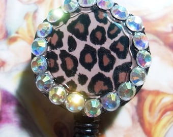 Leopard ID Badge Holder