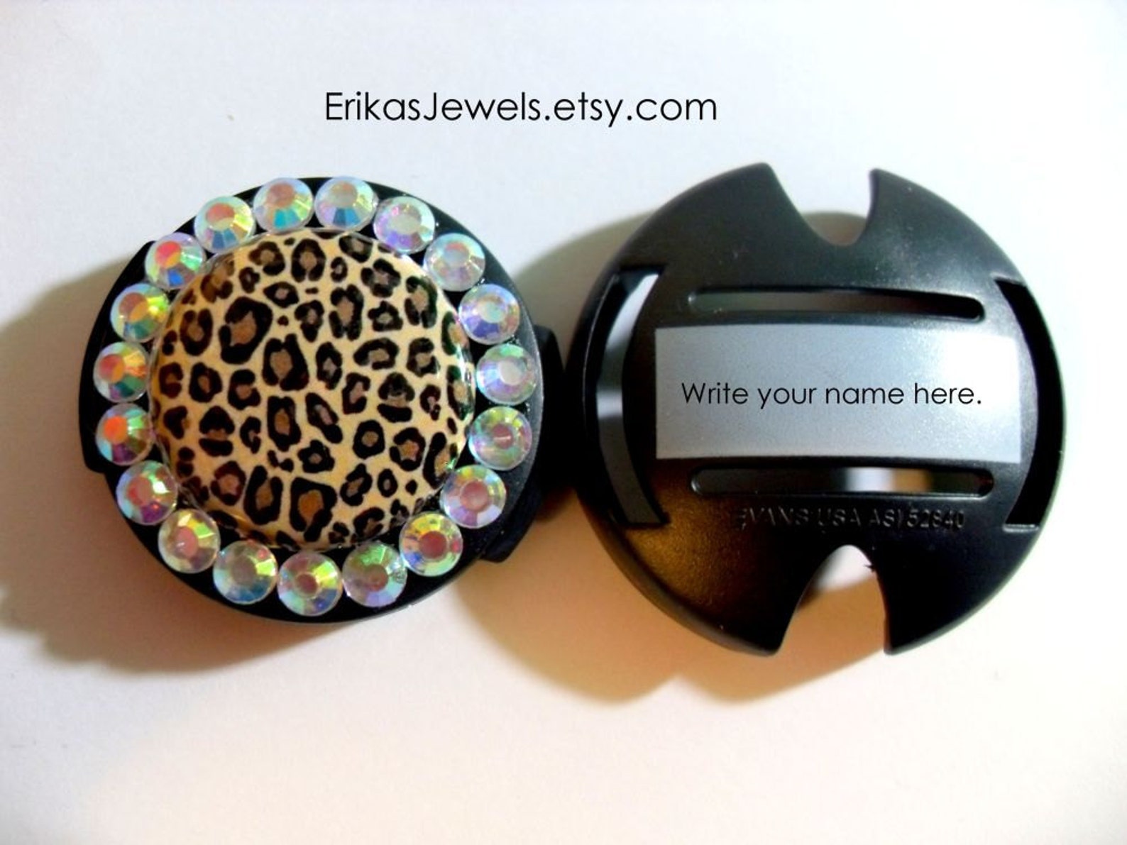 Leopard Stethoscope ID Tag Etsy