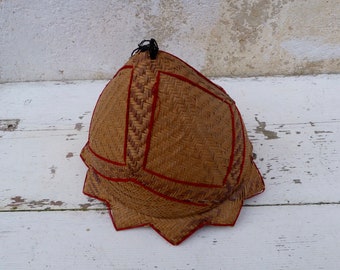 Vintage straw baby hat coming from Madagascar