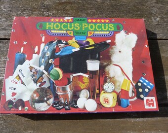 1978 Hocus Pocus Magic Show Kit Game Toy Jumbo 60 tricks