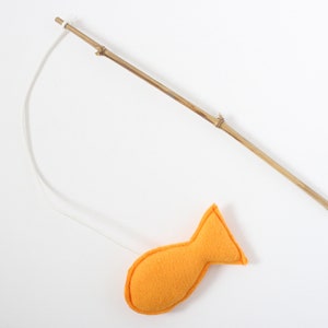 Fishing-rod with cat-nip Orange