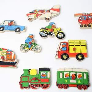 Puzzel magneet vervoer