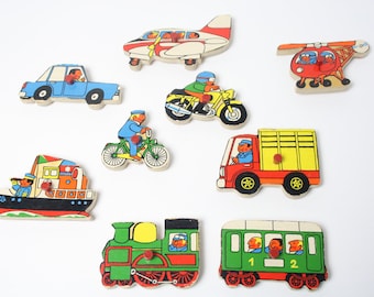 Puzzle magnets transport