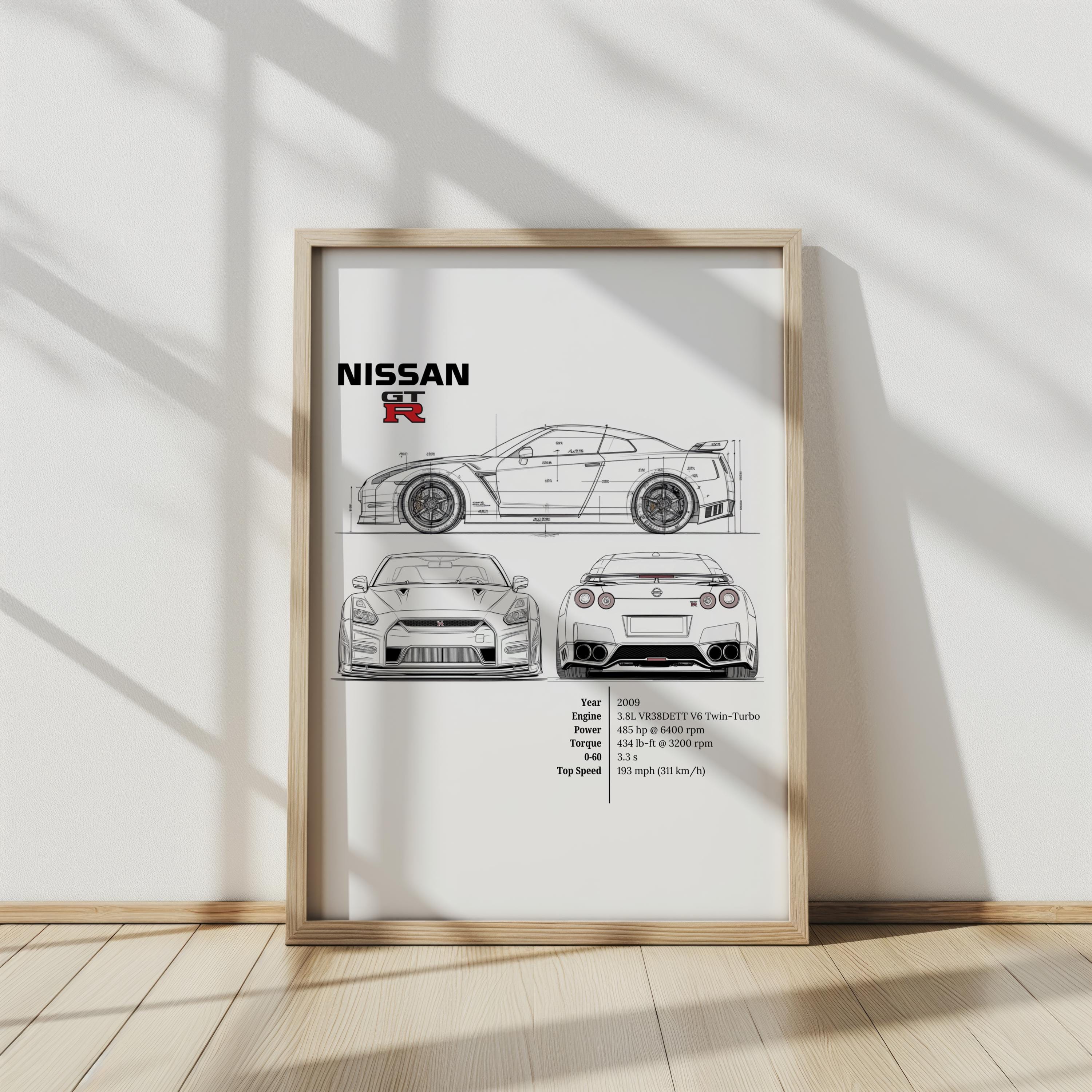 Nissan gtr frame - Etsy 日本