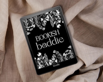 Bookish Baddie Kindle Lock Screen  (Digital Download)