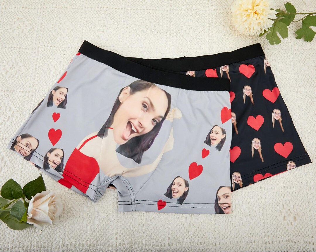 Slip personalizzati con foto per fidanzato/marito, boxer
