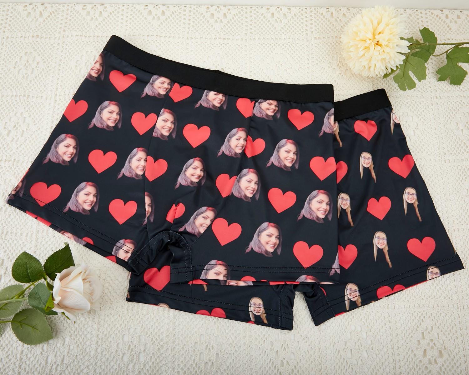 Personalization Face Boxers, for Husband Popular Anniversary Gift, Boxers with Face Funny Underwear, Custom Boxers with Picture