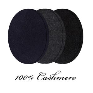 Parches ovalados de cachemira 100% para codos: Par para coser en suéteres - Reparar agujeros - Codos desgastados