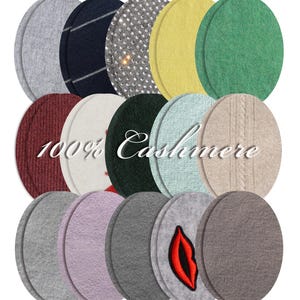 Cashmere Elbow Patches ｜ Pullover Reparatur ｜ Strick-Patches ｜ Aufnähen ｜ 2 Stück ｜ Fix Löcher