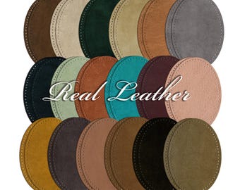 Soft Fine Real Leather Oval Elbow Patches: Soft Sweater Jacket Repair Pair