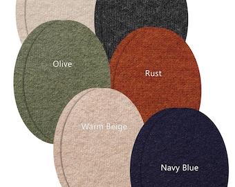 2 PCS Wool Elbow Patches - Repair Cashmere Sweater - Fine Knit Patches - Repair Holes Jumper - Worn elbows - Sustainable Refreshing
