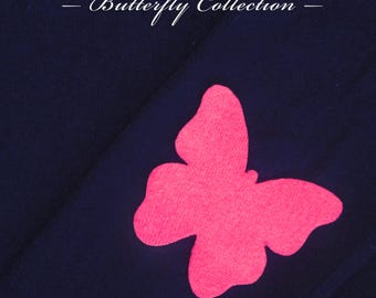 Pair Elbow Patches 100% Cashmere Butterfly Collection - Sweater Patches - Handmade Mending Patches - Fix Worn Elbows - Repair Knit Sweater