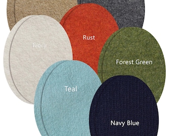 Pair Fine Knit Wool Elbow Patches for Cashmere Sweater / Repair Holes / Worn elbows / Repair for Soft Wool Jumper / Sustainable Refreshing