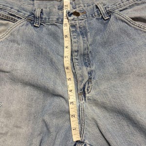 VTG Wrangler Carpenter Jeans Mens 32x34 Baggy Distressed Nice Fade Skater Y2K image 9
