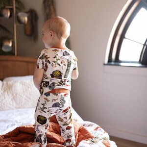 Witch&#39;s Greenhouse Bamboo Toddler Pajama Set: Gender Neutral Short Sleeve