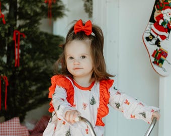 Mono navideño de bambú con burbujas: Heritage Pines Loungewear