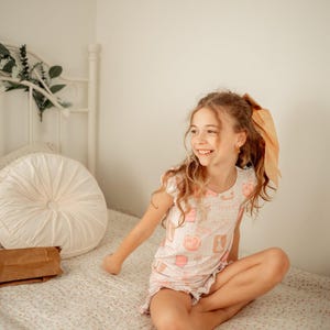Bamboo Toddler Ruffle Summer Set: Silly Goose Print, Soft Viscose