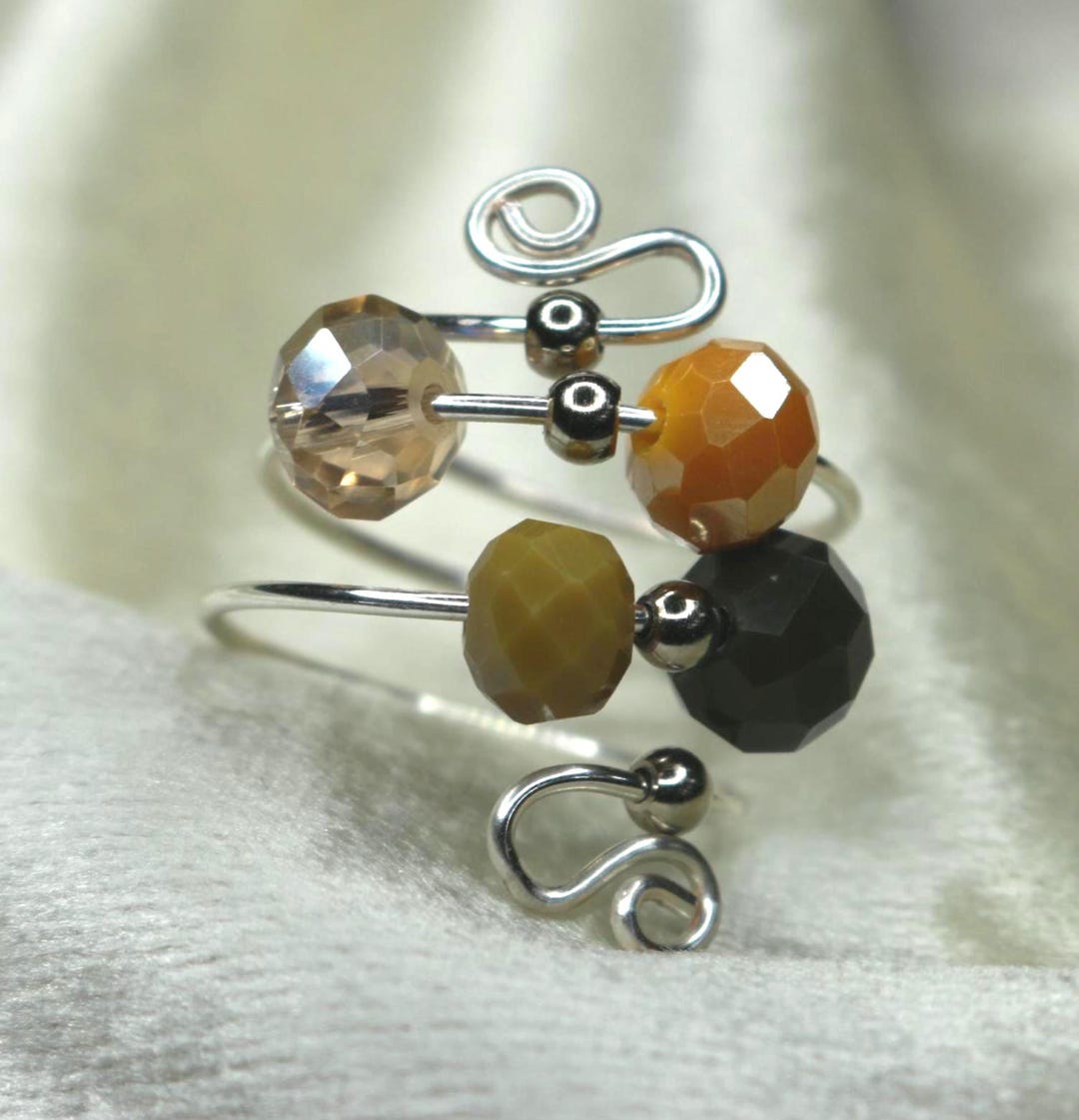Personalize Your Stress Relief! Adjustable Fidget Ring - Upcycled ...