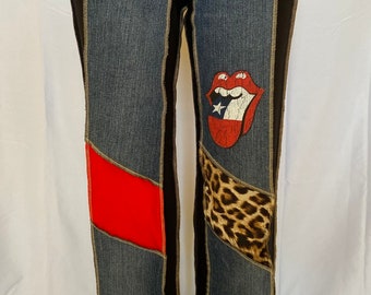 Slim  Leg Jeans/One of a Kind Jeans /Custom Handmade / Styles Ever After