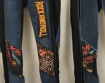 One of a Kind Jeans / Skinny Jean / Form Fitting / Handmade Clothing / Custom Made / Styles Ever After
