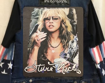 The Rock Star Denim Jacket shown Stevie Nicks.