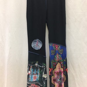 Twiggy Bell Lounge Pants Black and brights