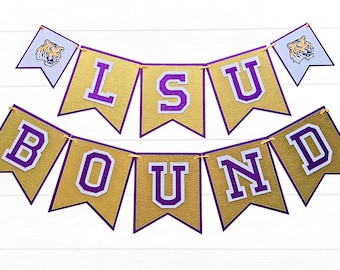 College Bound Banner | Personalized Graduation Decor | Custom Pennant Banner Photo Prop