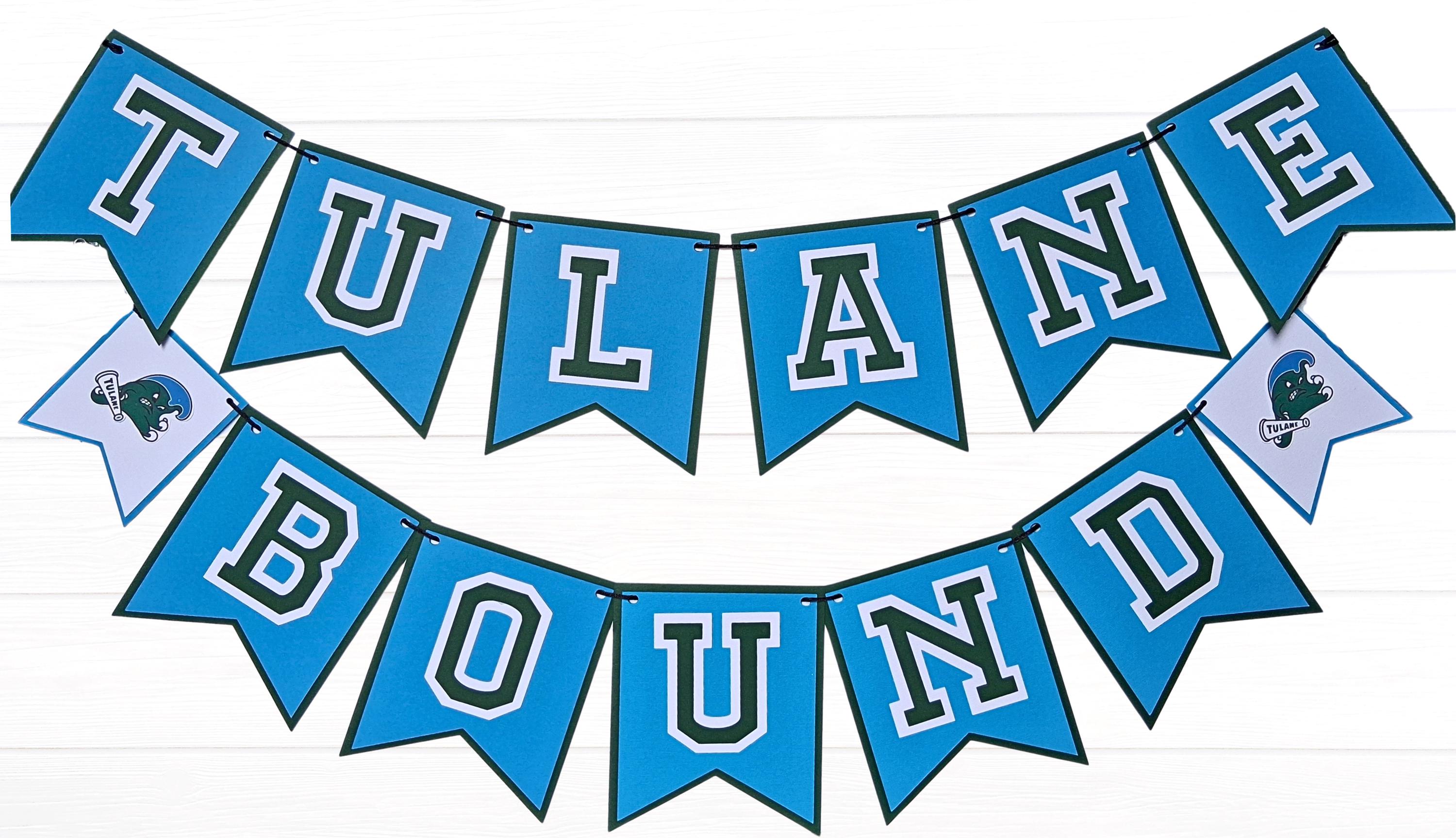 College Bound Banner | Personalized Graduation Decor | Custom Pennant ...