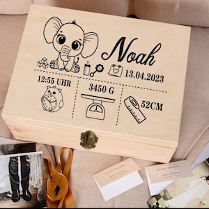 Personalized birth box