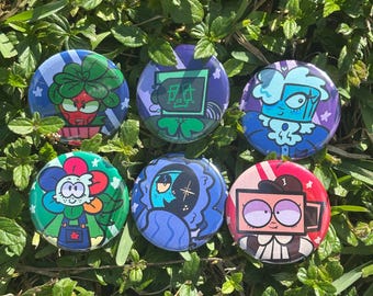 Dandy's World 2.25 Inch Buttons/Pins