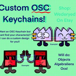 Made to Order - Custom Object Show Keychains - Etsy