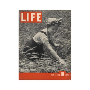 Life Magazine: July 11, 1938 - Shirley Temple cover, early WWII, Hollywood and fashion - Free US Shipping
