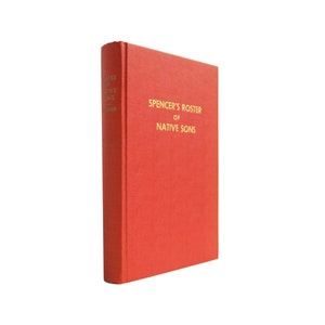 Spencer&#39;s Roster of Native Sons (and Daughters) - vintage 1941 biography of New Yorkers - Free US Shipping