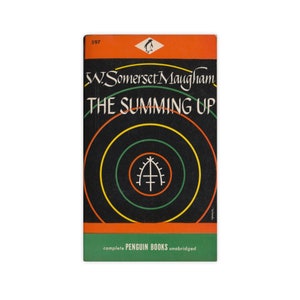 The Summing Up - vintage Penguin paperback edition of W. Somerset Maugham&#39;s autobiography from 1946 - Free US Shipping