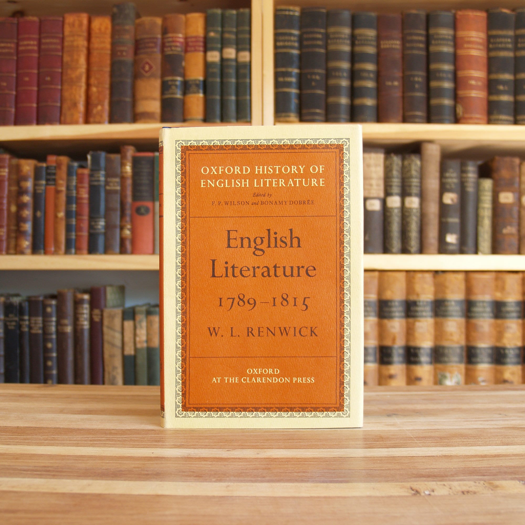English Literature 1789-1815 - Vintage 1963 Oxford Press Literary