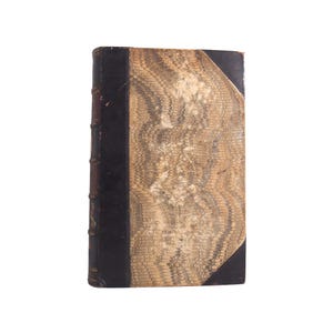 Putnam&#39;s Monthly: Volume V - antique leather bound magazine from 1855 - Free US Shipping