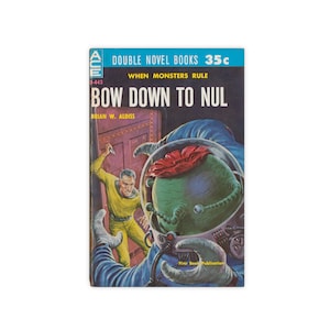 Bow Down To Nul / The Dark Destroyers - vintage 1960 Ace Double science fiction paperback - Free US Shipping