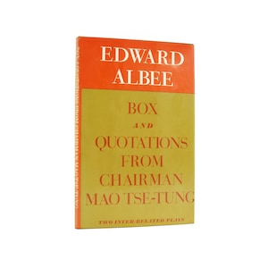 Box and Quotations from Chairman Mao Tse-tung - vintage first edition by Edward Albee from 1969 - Free US Shipping