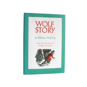 Wolf Story - small illustrated children&#39;s book with original dust jacket - Free US Shipping
