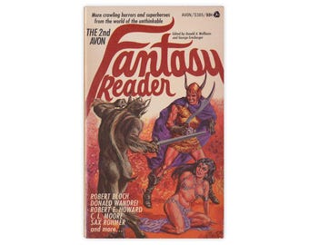 The 2nd Avon Fantasy Reader - vintage 1969 paperback anthology of fantasy fiction - Free US Shipping